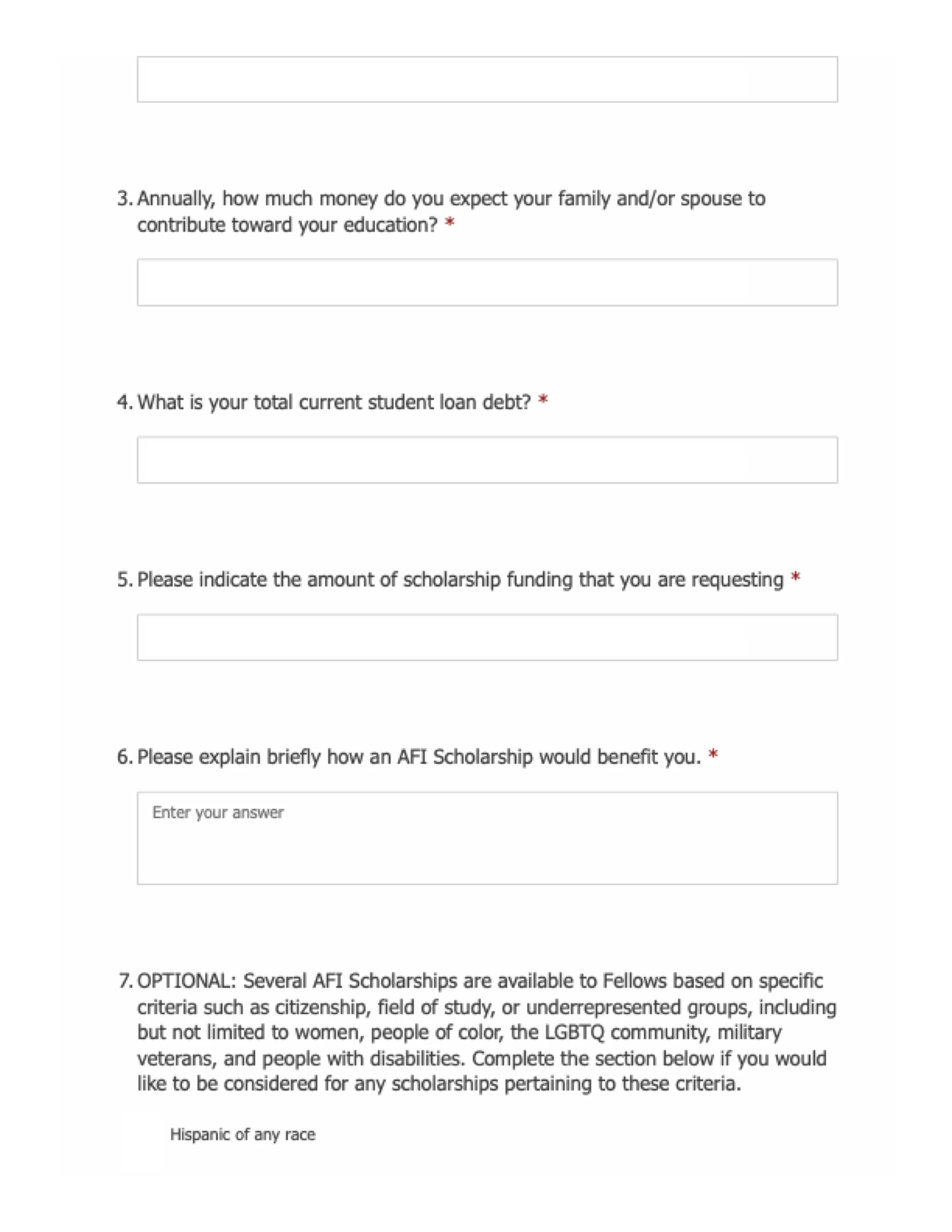 2021-2022 AFI Scholarship Application p2.webp